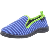 Playshoes Ringel Unisex-Kinder Niedrige Hausschuhe, Blau 26/27
