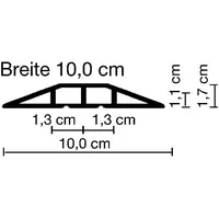 EHA Kabelbrücke 1.5 m schwarz