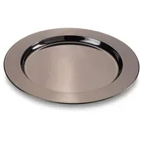 Echtwerk Platzteller Shiny Ø 33,2 cm schwarz 2er Set