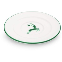 Gmundner Keramik Grüner Hirsch Unterteller Kaffee Gourmet (Ø 16cm)