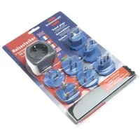 Brennenstuhl Weltreisestecker mit 7-Adap 1508160 m. 10A Sicherung verpackt