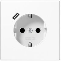 Jung SCHUKO Steckdose mit USB Typ C LS1520-18CWW