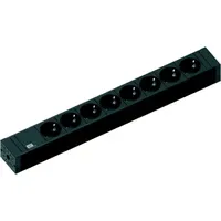 Bachmann Steckdosenleiste 8-fach 2 m Schwarz