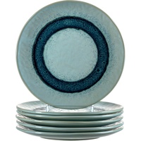 LEONARDO Matera Keramikteller 22,5 cm blau 6er Set
