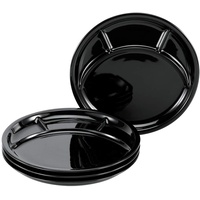 CreaTable Fondue Teller-Set, 4-tlg. schwarz