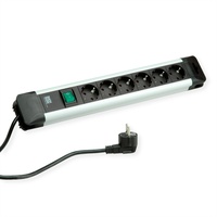 Bachmann Steckdosenleiste 2 m Grau 6 St.