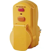Brennenstuhl 1290660 Personenschutz-Zwischenstecker PRCD 230 V Gelb IP54