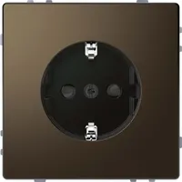 Merten Schuko-Steckdose Moccametallic