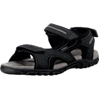 GEOX Uomo Strada Sandalen Black / Stone 44