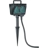 Brennenstuhl Gartensteckdose 10 m Schwarz/Grün 4 St.