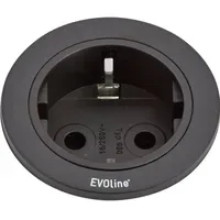 EVOline Steckdosenleiste 3 m Schwarz 1 St.