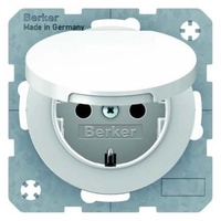 Berker Schuko-Steckdose 47512089 Polarweiß glänzend