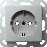 Gira Schuko-Steckdose alu 018826