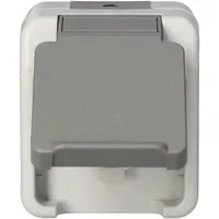 Merten Schuko-Steckdose lichtgrau 1 St.
