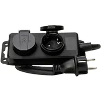 Kopp Steckdosenleiste 1,4 m Schwarz 1 St.