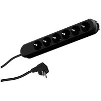 Bachmann Steckdosenleiste 3,00 m Schwarz 1 St.