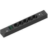 Bachmann Steckdosenleiste 5xSchutz 1xSchalter 1xUSB 2m 420.0021