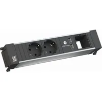 Bachmann POWER FRAME Medium 2x Schutzkontakt 1x USB Charger