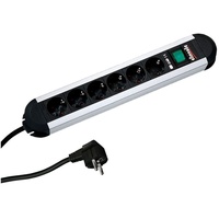 Bachmann Steckdosenleiste 6-fach 1,75 m Schwarz 1 St.