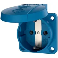 Mennekes Schuko-Steckdose 1fach Blau 1 St.