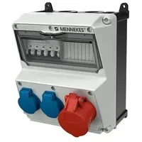 Mennekes Steckdosen-Kombination 920005 IP44 Blau 3 St.