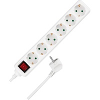 REV Ritter REV Tischsteckdose 6-fach 1,4 m mit Schalter