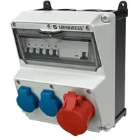 Mennekes Schuko-Steckdose 3-fach Blau