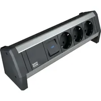 Bachmann Steckdosenleiste 3-fach Schwarz 1 St.