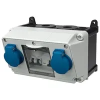 Mennekes Steckdosen-Kombination 910001 IP44 Grau