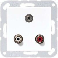Jung MAA1011 Multimedia-Anschlusssystem Cinch Audio / Miniklinke 3,5 mm,