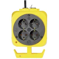 Brennenstuhl 115.176.0 8fach Steckdosen-Verteiler Gelb, Schwarz