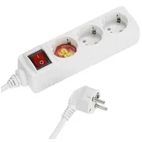 Vivanco Steckdosenleiste 1,40 m Weiß 3 St.