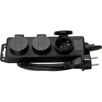 Kopp Steckdosenleiste 1,4 m Schwarz 1 St.