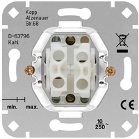 Kopp Unterputz Professional Doppeltaster 2x Schließer Sockel (503800002)