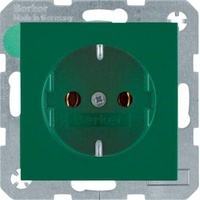 Berker SCHUKO-Steckdose gn/gl 41438913