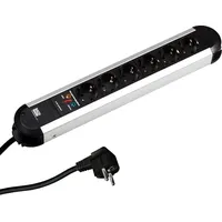 Bachmann Steckdosenleiste PRIMO 2,0 m Schwarz 1 St.