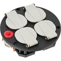 Brennenstuhl Steckdoseneinsatz-Montageplatte 4-fach IP20 230V/16A (1081080)