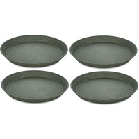 Koziol Connect PLATE Teller Ø20,5cm, 4-teilig, ash grey