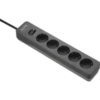 APC SurgeArrest Essential, 5-fach, 1.5m, schwarz (PME5B-GR)