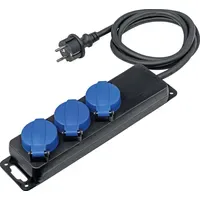 As - Schwabe 3-fach Verteilersteckdose 1,5 m Schwarz 1