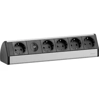 EVOline 93000013 Steckdosenleiste Schwarz, Silber Schutzkontakt 1 St.