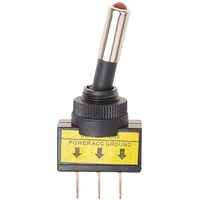IWH 19023 Kippschalter rot 12 V 20 A 1