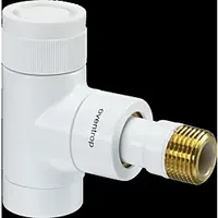 OVENTROP Thermostatventil Baureihe E 1163062 1/2", Eck, weiss