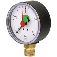 CORNAT Manometer 0-4 bar selbstdichtend 3/8 Zoll