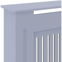 VidaXL MDF Heizkörperverkleidung Grau 205 cm