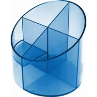 Helit Multiköcher blau transluzent, 4 Fächer,
