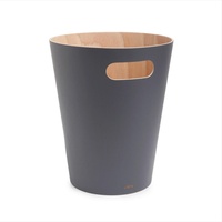 Umbra Woodrow Papierkorb Anthrazit/Natur