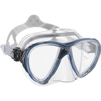Cressi Big Eyes Evolution Crystal Transparent/Blau Schwarz, Eine Größe