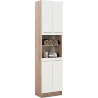 Sconto Bad-Hochschrank Salzburg - holzfarben - Maße cm, Made