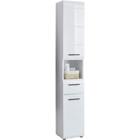 Trendteam Bad-Hochschrank Skin Bad Weiß 30 cm